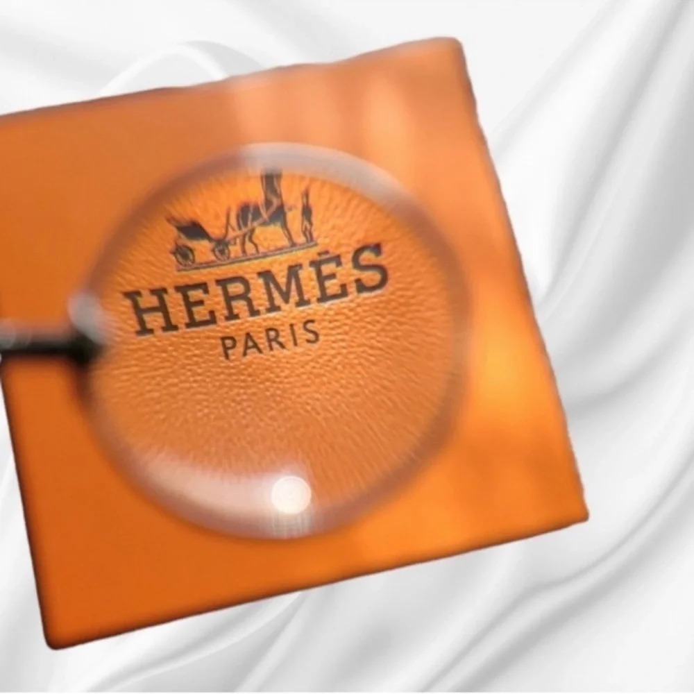 HERMES |•| VINTAGE 70’s STERLING MAGNIFYING LOUPE LANIERE